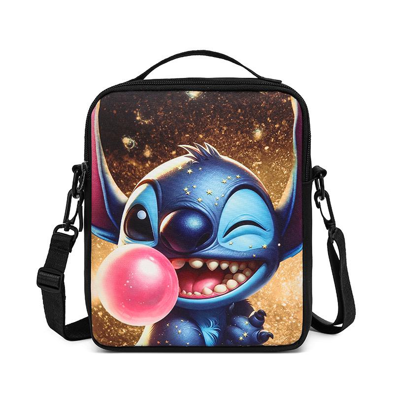 Cross-border Cartoon Print Backpack Set - Large Capacity, Casual, 3-Piece Student Schoolbag