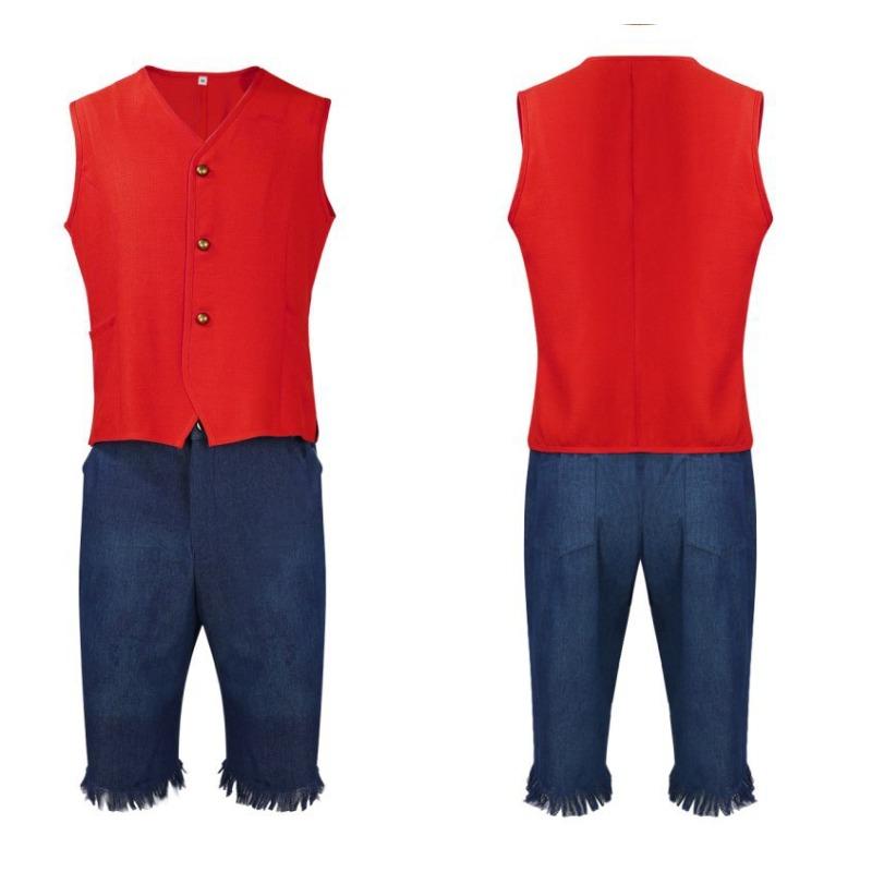 ONE PIECE Season 2 Live Luffy Costumes Solon Luffy Live Movie Character Costumes