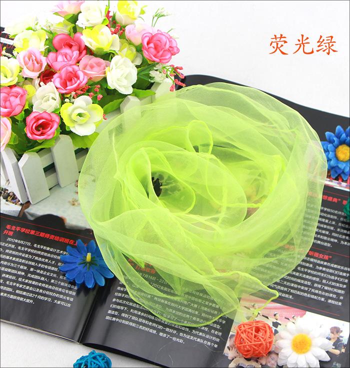 45x45cm Mädchen Lieblich Mulit Farben Mode Einfarbig Quadratisch Chiffon Halstuch Kopftücher Für Halloween Kostüm Party Verkleidung