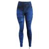 Sexy Imitation Jeans Leggings High Waist Pants Fitness Slim Sport Push Up Leggings for Women