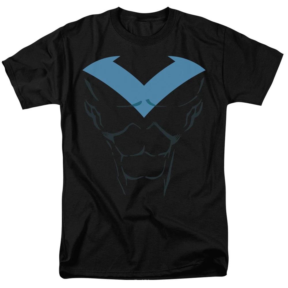 DC Comics - Batman - Nightwing Uniform - Adult Unisex T-Shirt - Black XL