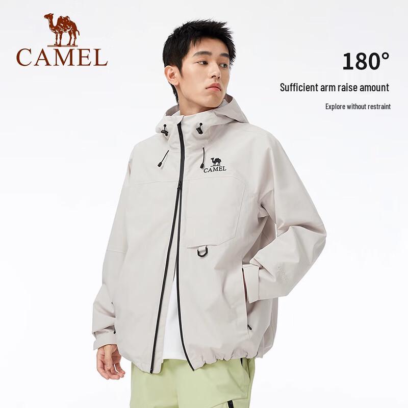 CAMEL Men's 2025 Lightweight Windproof Waterproof Urban Field Jacket