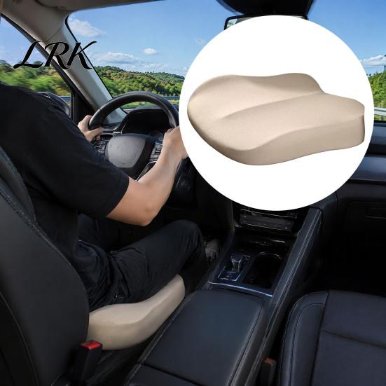 Pressure Relief Memory Foam Pad Car Seat Cushion for Driving, Ergonomic Sciatica And Back SUV Accessory Pain Relief, Non-Slip Driver Truck Office