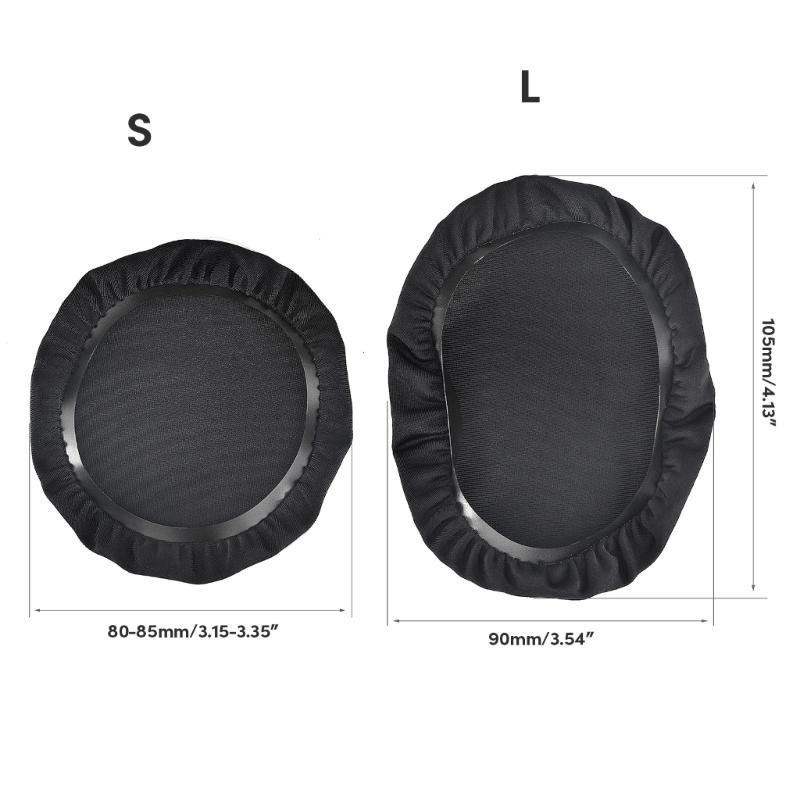 Reusable Headphone Earpads Sweat Covers, Elastic Ear Cushion Headphone Protectors for Various Headphones Accessories