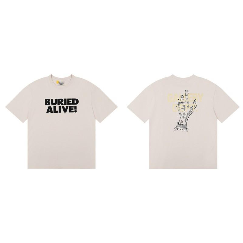 Premium Cotton Graphic Tee Streetwear Oversized Short Sleeve T-Shirt Men Loose Fit Letter Print Washed Vintage Style