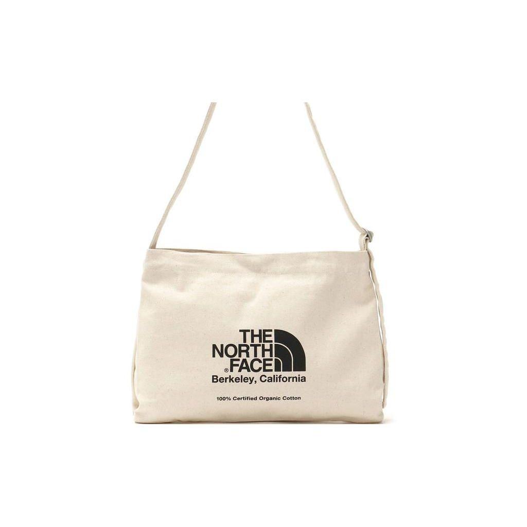 The North Face 10L Classic Logo Eco-Friendly Crossbody Bag Outdoor Bag Unisex bags Natural-Cotton Black NM82041-K