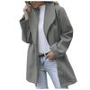 Womens Winter Wool Coat Trench Jacket Ladies Warm Slim Long Overcoat Outwear
