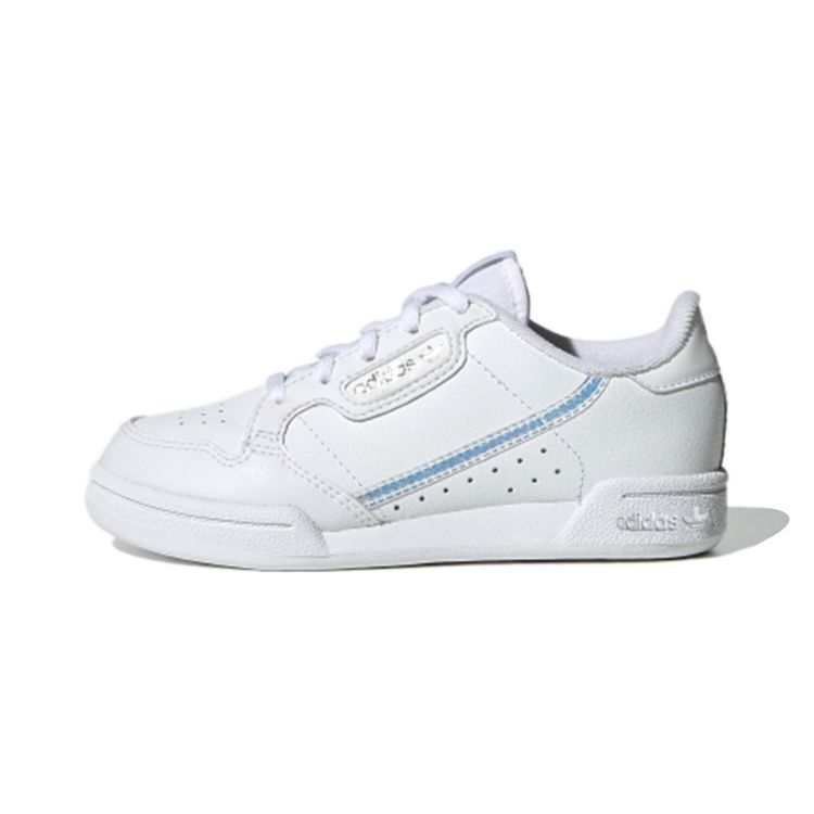 Adidas Originals Continental 80 Comfortable Durable Low-Top Kids Sneakers Kids Sneakers White FU6668
