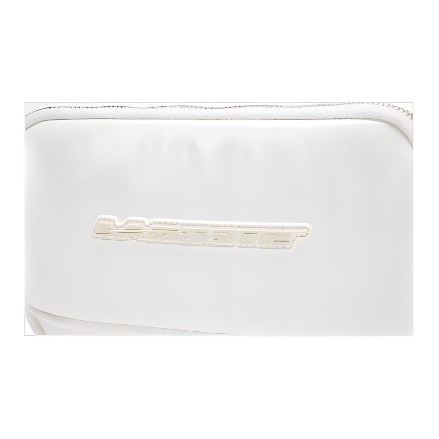 Lacoste Logo Adjustable Shoulder Strap PU Saddle Bag Unisex Shoulder Bag Cream-White NU4302ID-151029