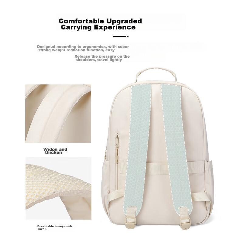 V.NINE Backpack for Middle And High School Students, Unisex Shoulder Bag for Grades 4-6, Large Capacity