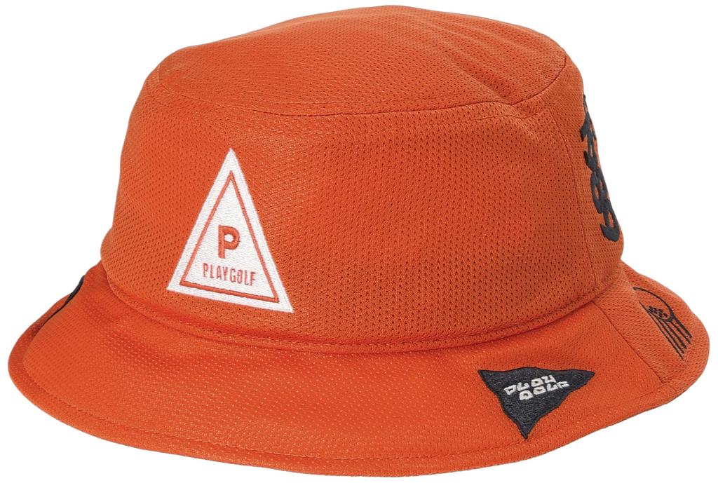 [PEARLY GATES] Unisex Mesh Hat (Multi-Logo Color Pattern)  Golf Hat  053-4287611 150Orange FR