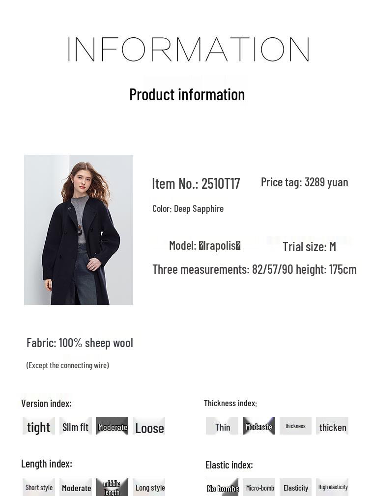 Betu Women's Elegant Pure Wool Coat with Belt