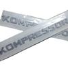 3D Chrome ABS Kompressor Letters Badge Emblem Rear Boot Sticker for Mercedes CLK SLK SL CLS ML GL A B C E S Class