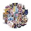 Bizarre Adventure 50 Waterproof Moe Waterproof Car JoJo's Stickers, Stickers, Stickers, Goods, Stickers, PVC, Anime, Cute, Guitar, Notebook,