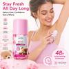 Roll On Deodorant Osmanthus Fragrance Refreshing Portable Body Scent Liquid Odor Control for Indoor Outdoor Travel Daily Use