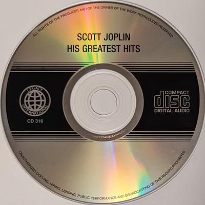 CD SCOTT JOPLIN - Scott Joplin: Seine größten Hits - R CD316 Legacy Internat US Jazz Gebraucht