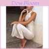 Robe débardeur d'été en satin avec dos nu pour femme - Tenue de soirée