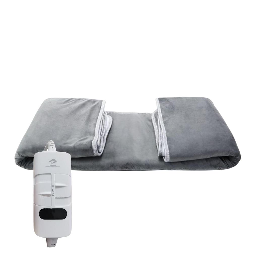Thicker Electric Heated Blanket Soft Flannel Thermal Cover Warm Comforter for Winter Bedroom Use