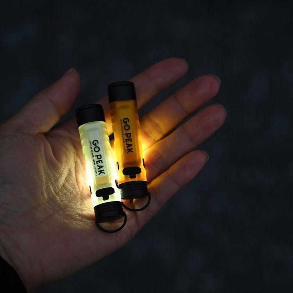 Strong Light Pocket Mini Flashlight Magnetic Hook Long Endurance Key Clip Light Cap Clip Rechargeable LED Flashlight Night