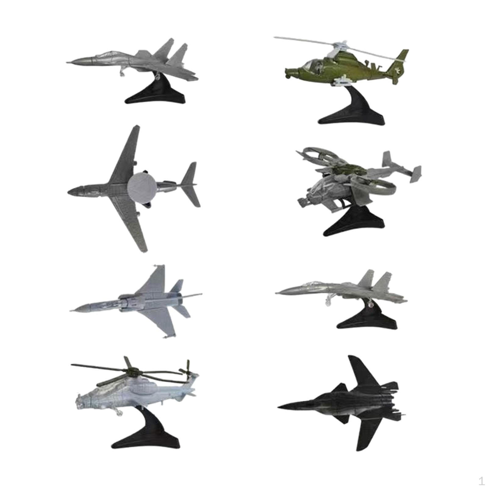 

8 шт. DIY модель самолета миниатюрная сборка легкая многофункциональная высокая имитация Style A