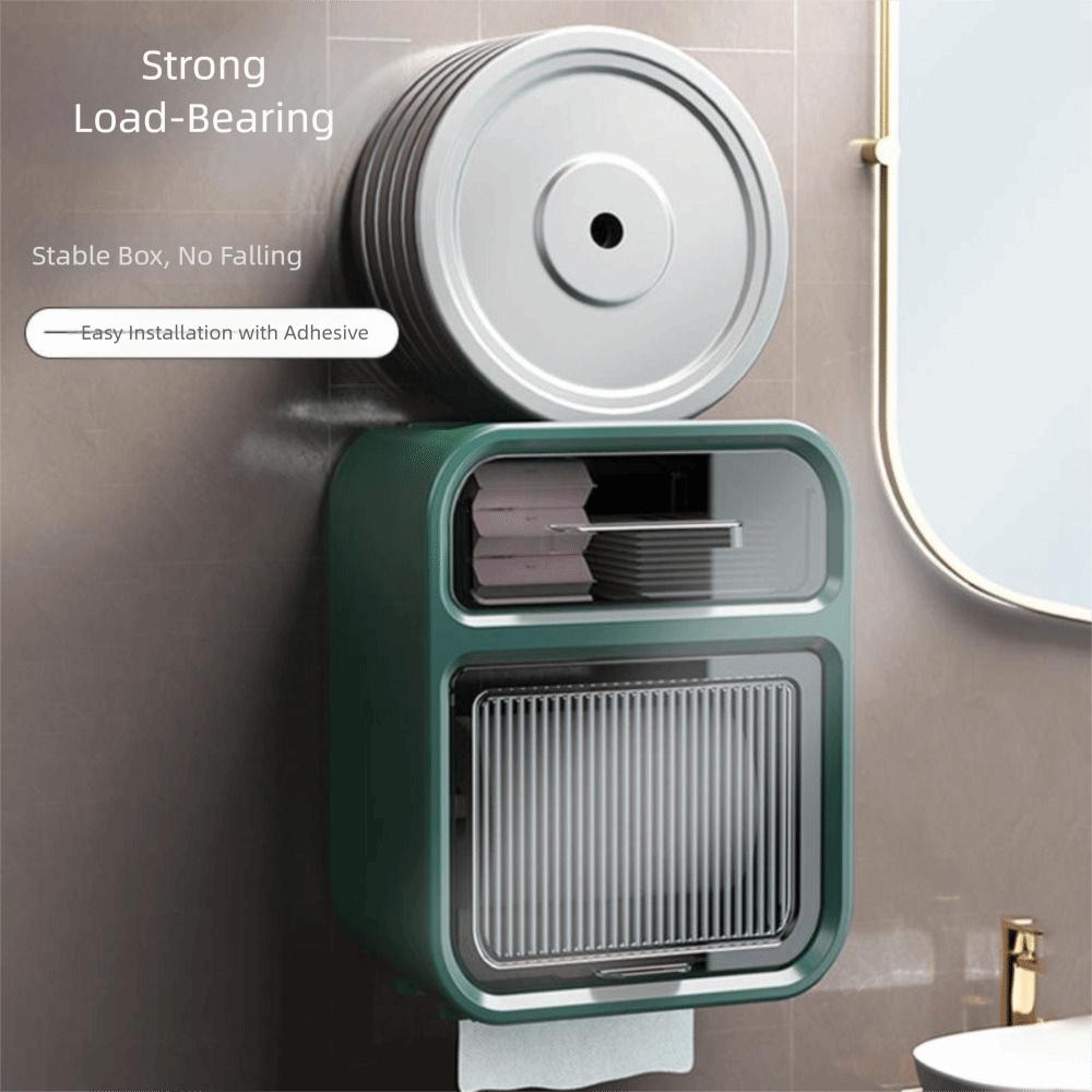 Sanitary Pad Storage Waterproof Tissue Dispenser Bathroom Paper Towel Box  Home Organization