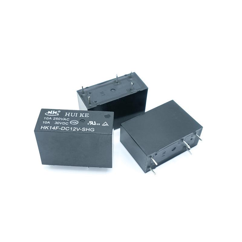 Huike Power Relay HK14F 5-Pin 10A, DC12V/5V/24V Changeover