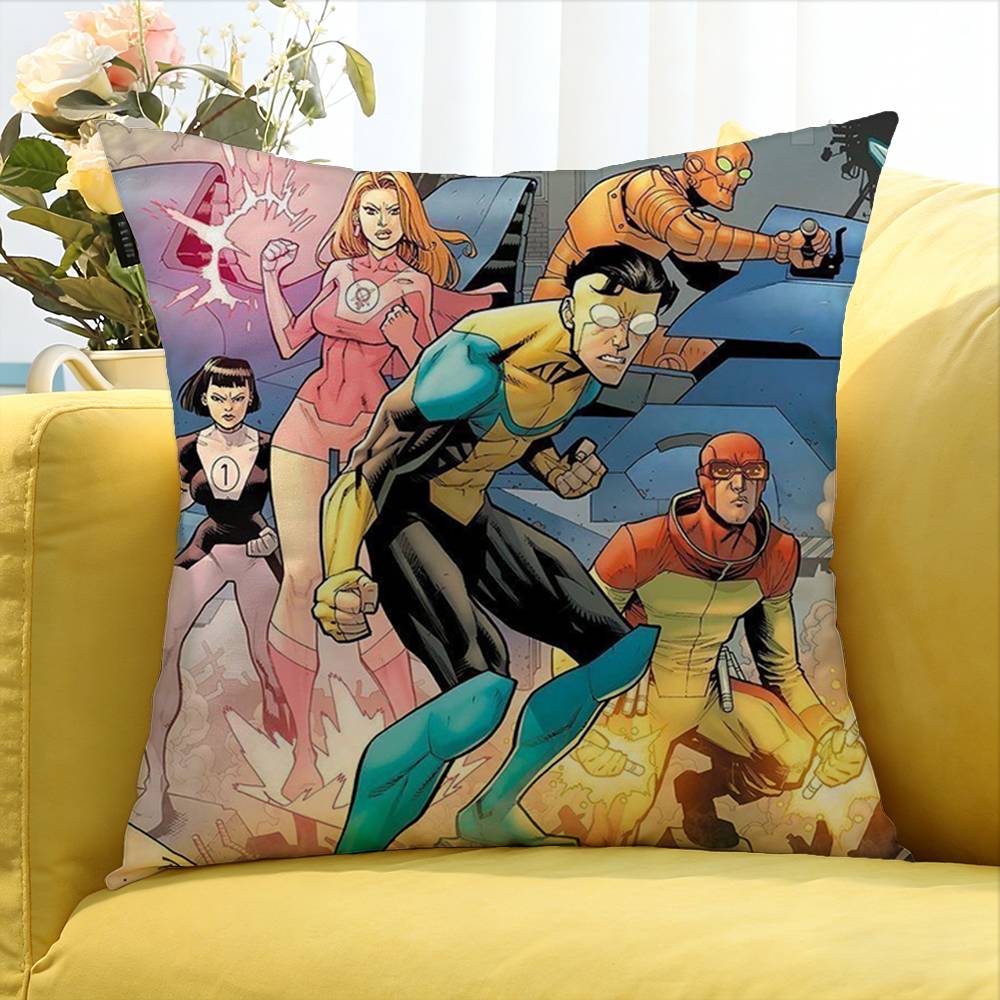 Invincible Various Sizes Square Pillow Case For Car Home Bedchamber Decor