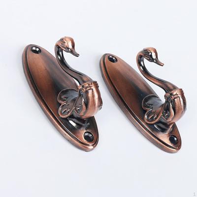 2 Pieces Curtain Holdback Hooks Drapery Hold Back Hook Drape Hanging Holder for Bedroom