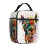 Bestselling Llama Watercolor Art Work Alpaca Rugged Lunch Handbag Children Outing Snack Bag