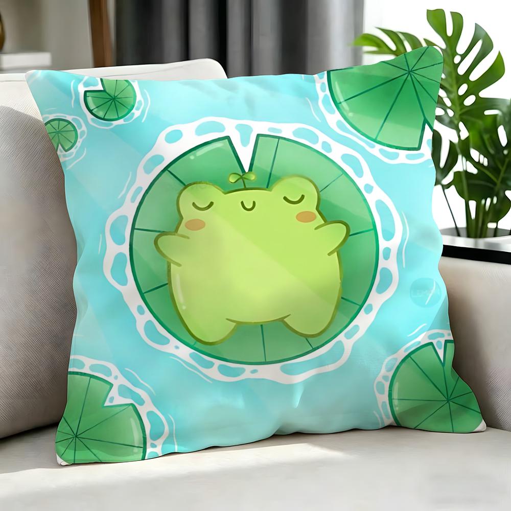 cute cute frog Cushion Cover Cushion Cover Set Pcs x x x Pillowcase Decorative Sofa Home Decor
