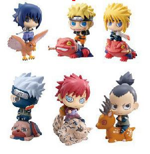 Hot Naruto The Shippuden Anime Figure Model Sasuke Kakashi Gaara Action Figurine PVC Statue Collectible Toys Doll Student Gifts
