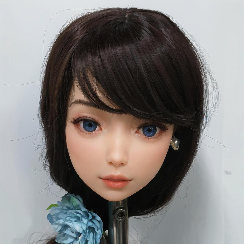 Männer Sexpuppenkopf TPE Weiches Hautgefühl Oralsex Exquisites Make-up Masturbationsbecher Erotisches Erwachsenen Sexspielzeug