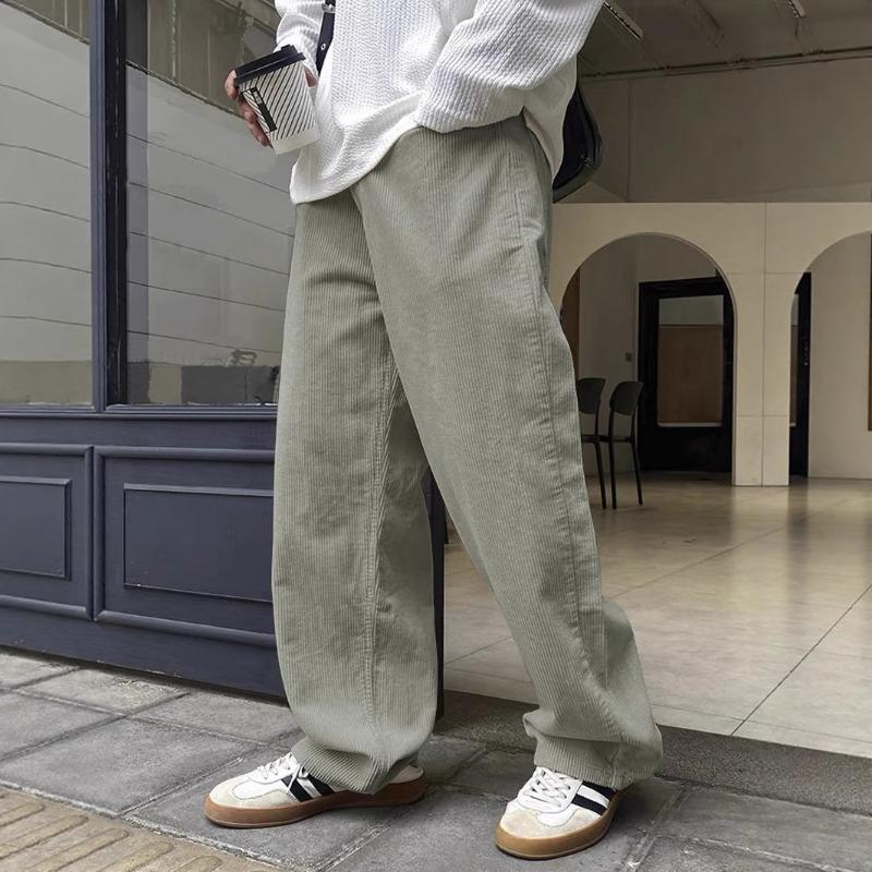 Men's casual pants are thin, spring and autumn pendant feeling mopping floor straight pants, casual long pants