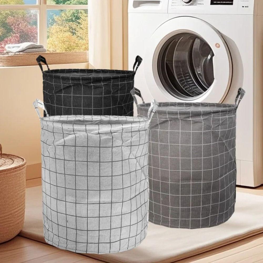 Large Capacity Clothes Toys Storage Basket Household Dirty Clothes Baskets  Home