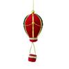 Schuim Hete Luchtballon Kerstversiering met Stofbekleding en Kettingversiering voor Takken en Cadeaupresentaties