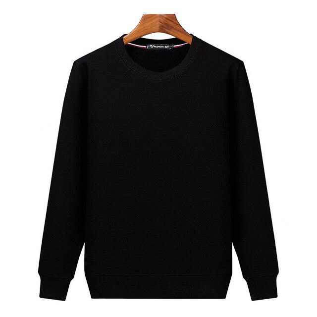 Übergroße Pullover Männer Casual Sweatshirt Einfarbig Pullover Bog Größe Männliche Herbst Hoodies Plus Größe