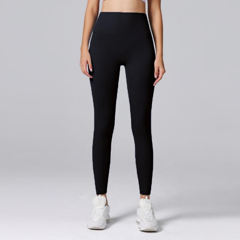 High-Waisted Seamless Yoga Leggings Women 4-Way Stretch Tummy Control Workout Pants With Breathable Nylon Spandex