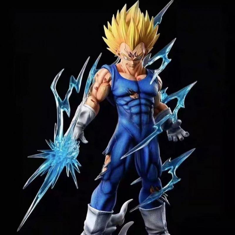 Animation Dragon Ball Series Self-exploding Magic Shell, Super Demonized Vegeta Figure, Super Saiyan Statue Model