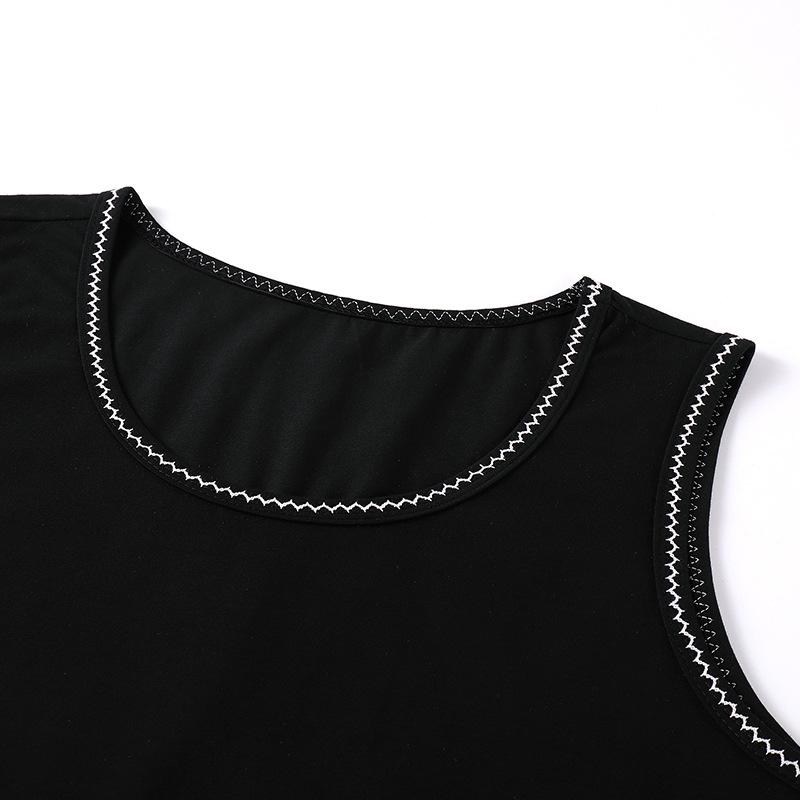 Plus Size Women's Summer New Bellies with A Thin Waistcoat
