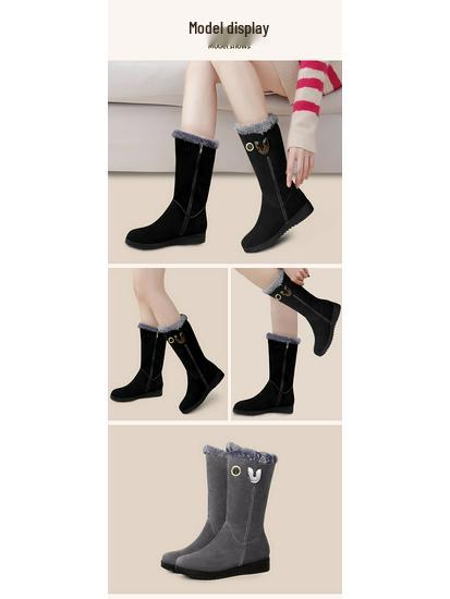 Botas de Nieve Eléctricas Calentadas: Zapatos Listos para el Invierno, Cálidos, Engrosados, Anti-Congelación para Uso en Exteriores y en Casa