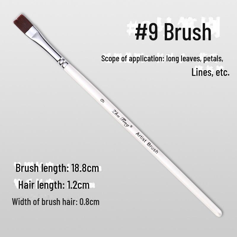 17-Piece Face Painting Brush Set for Various Artistic Techniques Like Line Work, Embossing, Blending, and More.