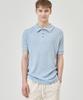 THE-ABON Vega Spandex Polo Shirt Sky