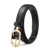 Women'S Alloy Pin Buckle Belts, Simple And Elegant Dresses, Accessories, Belts, Casual Style, Light Luxury Trouser Belts