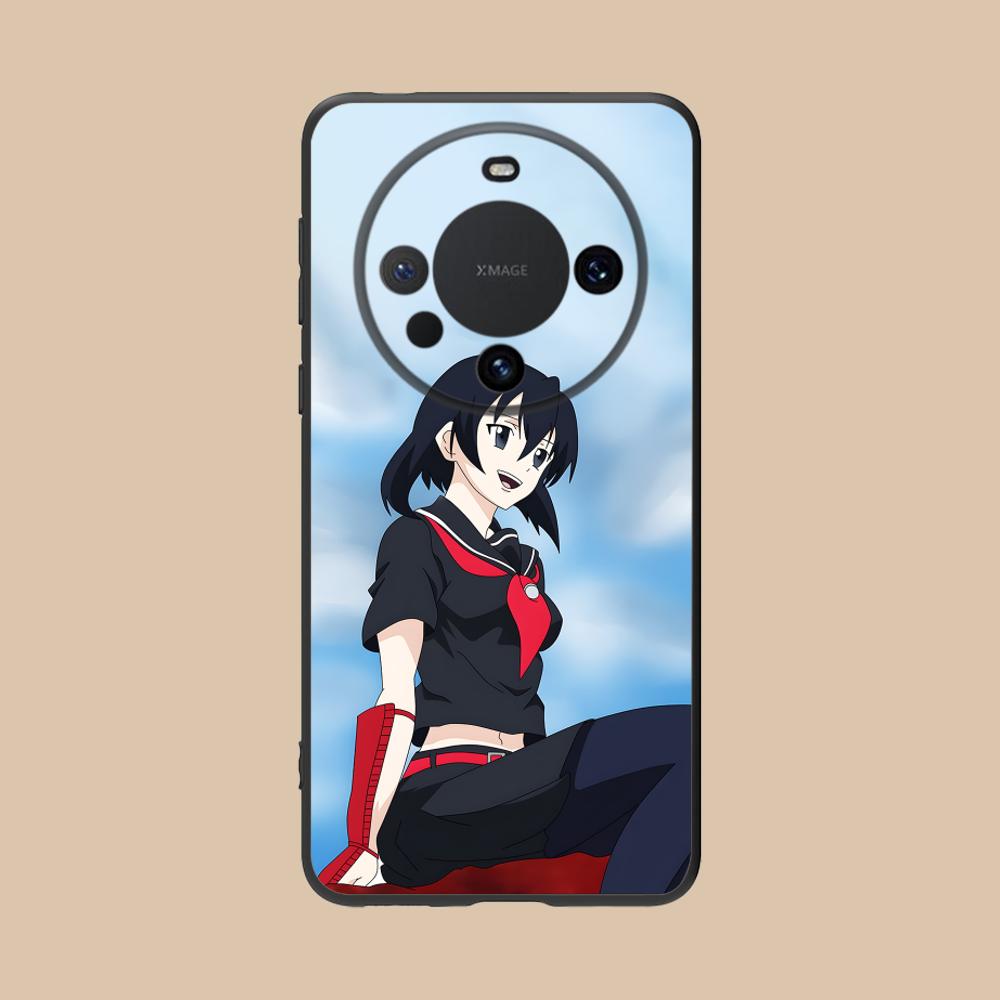 Akame Kurome Matte TPU Mobile Phone Case for Huawei Mate 60 50 40 30 20 10 Pro Plus Lite E 5G Colorful Printing Cover