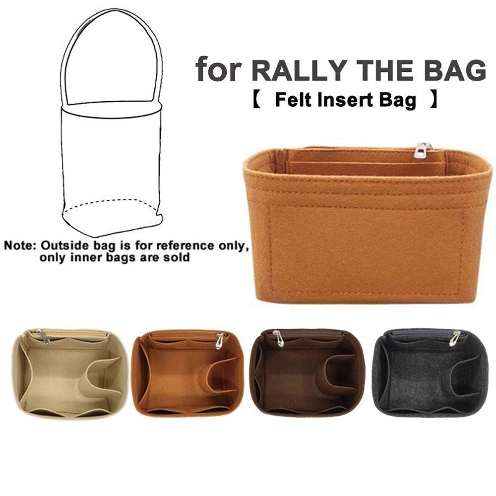 Tragbare Filz-Eimer-Tasche Einsatztasche Mehrere Taschen Mini-Taschen-Organizer Handtaschen-Einsatztasche für Rallye-Bewegungstasche/Picotin18/22