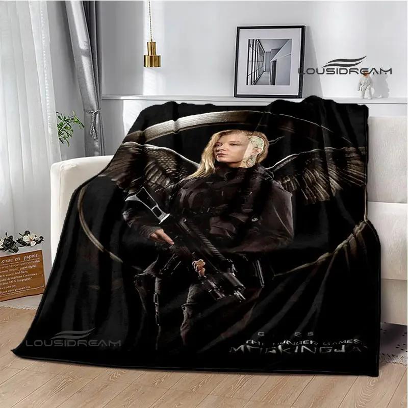 The Hunger Games Print Deka Flanelová deka Domácí cestovní deka deka tenká deka Teplá deka dárek k narozeninám
