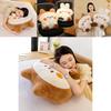 Cute Cartoon Biscuit Bear Plush Toy Cushion Pillow For Kids Fun And Fluffy Gift For Birthdays