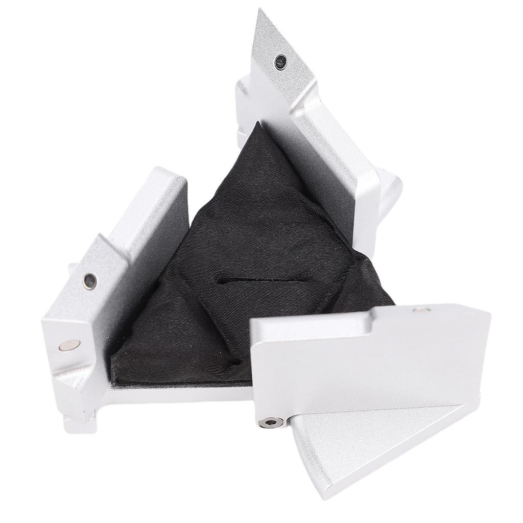 Boîte à bague cinétique Alliage d'aluminium Magnétique Pliante Étui à bijoux pour bague Support pour bague de fiançailles pour