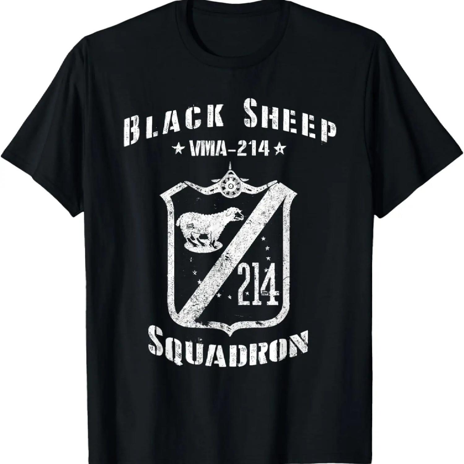 

Black Sheep Squadron VMA-214 WWII Vintage T-Shirt XXXXXL різнокольоровий