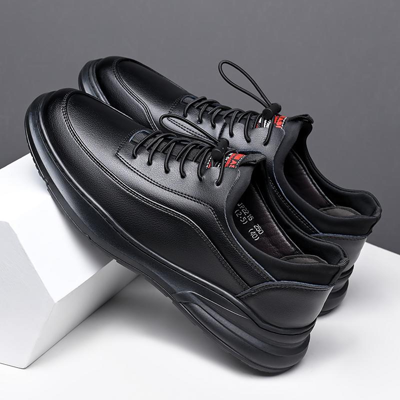 Fashion Hot Sale Men Casual Leather Sneaker New Trend Casual Shoes for Men All-match Man Skateboard Shoe Outdoor Comfy Sneakers Trainers